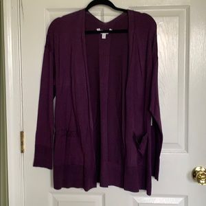 NWT Purple Cardigan